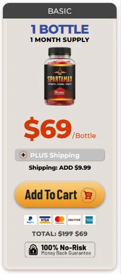 SpartaMax 1 bottle