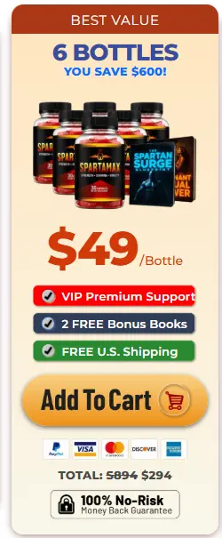SpartaMax 6 bottle
